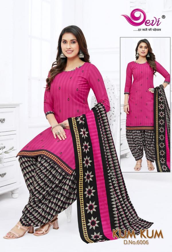 Devi Kum Kum Patiyala Vol-6 Cotton Designer Exclusive Dress Material